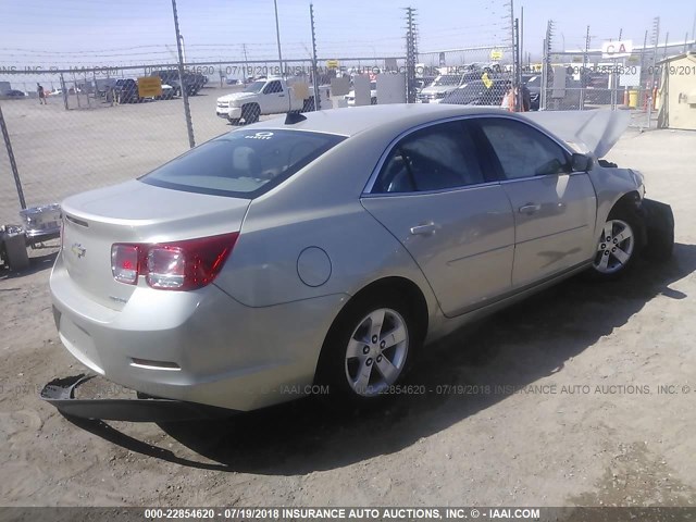 1G11B5SA6DF144553 - 2013 CHEVROLET MALIBU LS GOLD photo 4