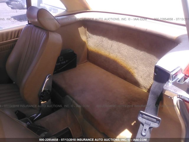 WDBBA48D7GA050580 - 1986 MERCEDES-BENZ 560 SL Կարմիր լուսանկար 8