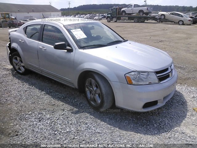 1B3BD4FB0BN554191 - 2011 DODGE AVENGER EXPRESS SILVER photo 1