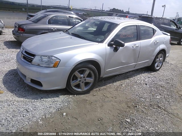 1B3BD4FB0BN554191 - 2011 DODGE AVENGER EXPRESS SILVER photo 2