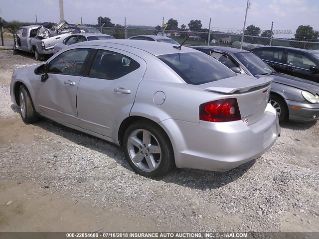 1B3BD4FB0BN554191 - 2011 DODGE AVENGER EXPRESS SILVER photo 3