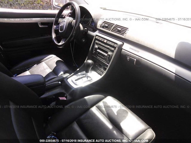 WAUDF78E56A214345 - 2006 AUDI A4 2.0T QUATTRO SILVER photo 5