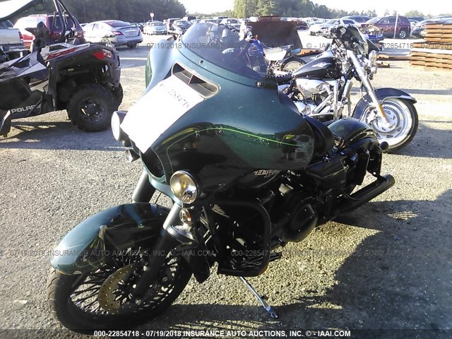 1HD1KBM15EB690996 - 2014 HARLEY-DAVIDSON FLHX STREET GLIDE GREEN photo 2