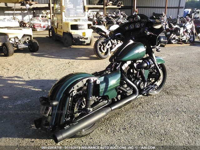 1HD1KBM15EB690996 - 2014 HARLEY-DAVIDSON FLHX STREET GLIDE GREEN photo 4