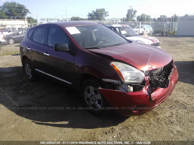 JN8AS5MT6DW008692 - 2013 NISSAN ROGUE S/SV RED photo 1