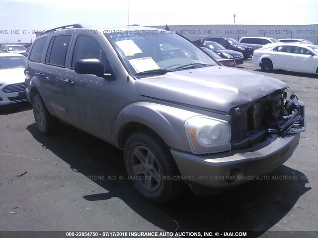 1D4HB58D85F556811 - 2005 DODGE DURANGO LIMITED BEIGE photo 1