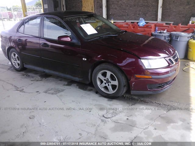 YS3FB49S541028269 - 2004 SAAB 9-3 LINEAR MAROON photo 1