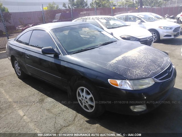 2T1CG22P6YC392613 - 2000 TOYOTA CAMRY SOLARA SE BLACK photo 1