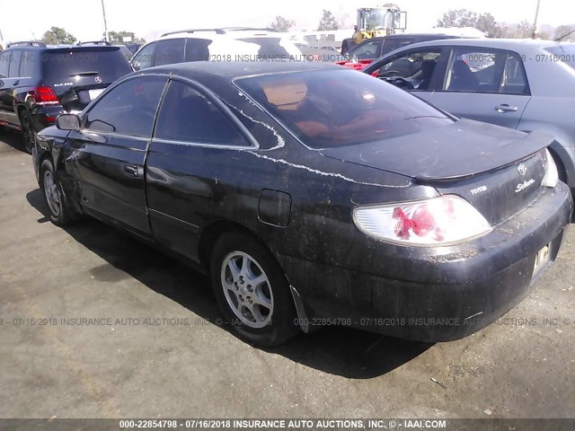 2T1CG22P6YC392613 - 2000 TOYOTA CAMRY SOLARA SE BLACK photo 3