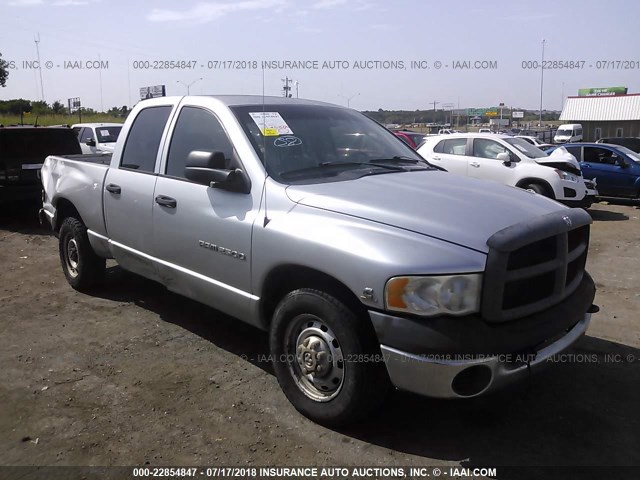 3D7KR28C15G735846 - 2005 DODGE RAM 2500 ST/SLT SILVER photo 1