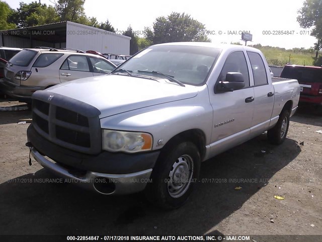 3D7KR28C15G735846 - 2005 DODGE RAM 2500 ST/SLT SILVER photo 2