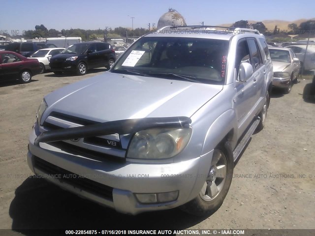 JTEBT17R230008532 - 2003 TOYOTA 4RUNNER LIMITED SILVER photo 2