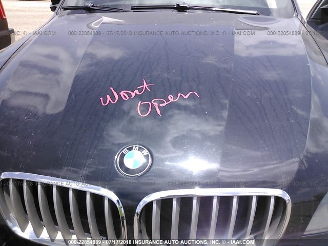 5UXZV8C51BL419957 - 2011 BMW X5 XDRIVE50I BLACK photo 10