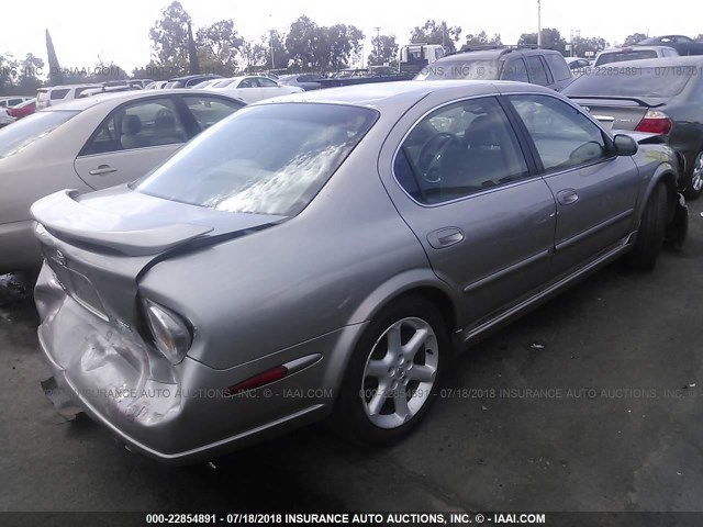 JN1DA31D23T512074 - 2003 NISSAN MAXIMA GLE/GXE/SE GRAY photo 4