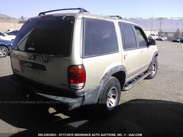 1FMZU72X4YZA73163 - 2000 FORD EXPLORER XLS GOLD photo 4