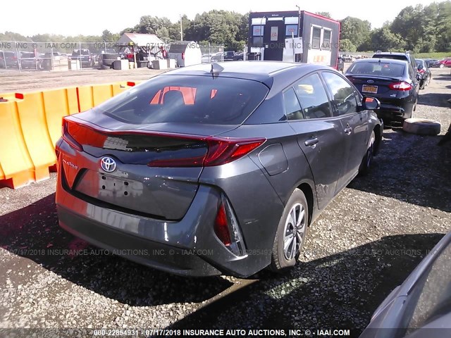 JTDKARFP4H3026643 - 2017 TOYOTA PRIUS PRIME  灰色 照片 4