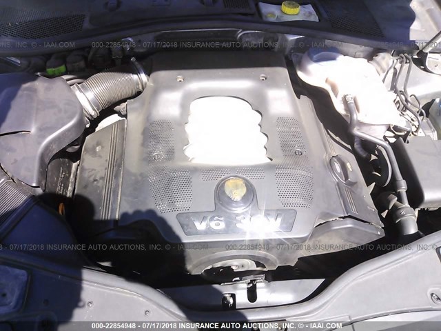 WVWRH63B74P107320 - 2004 VOLKSWAGEN PASSAT GLX 灰色 照片 10