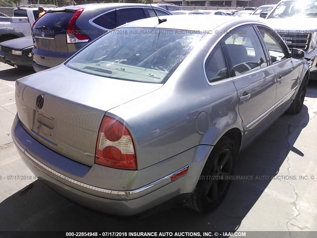 WVWRH63B74P107320 - 2004 VOLKSWAGEN PASSAT GLX 灰色 照片 4