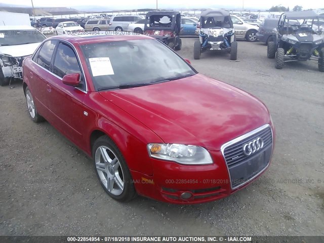 WAUDF78E36A220354 - 2006 AUDI A4 2.0T QUATTRO RED photo 6