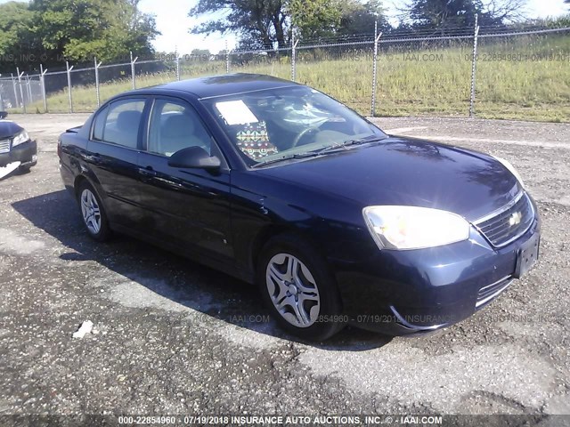1G1ZS58N97F297719 - 2007 CHEVROLET MALIBU LS BLUE photo 1