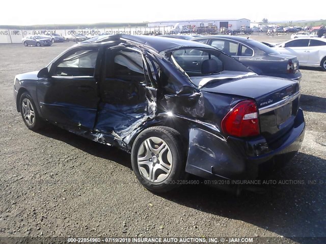 1G1ZS58N97F297719 - 2007 CHEVROLET MALIBU LS BLUE photo 3
