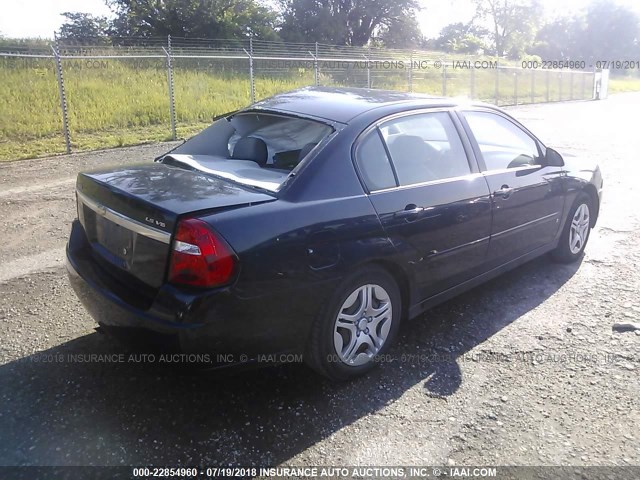 1G1ZS58N97F297719 - 2007 CHEVROLET MALIBU LS BLUE photo 4