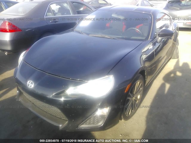 JF1ZNAA11G9709103 - 2016 TOYOTA SCION FR-S BLACK photo 2