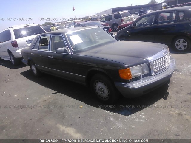 WDBCA39E9MA576128 - 1991 MERCEDES-BENZ 560 SEL BLACK photo 1