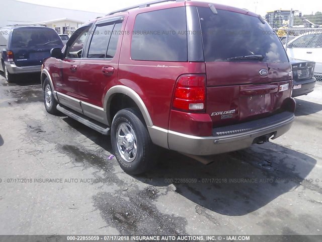 1FMZU74EX2ZA68262 - 2002 FORD EXPLORER EDDIE BAUER RED photo 3