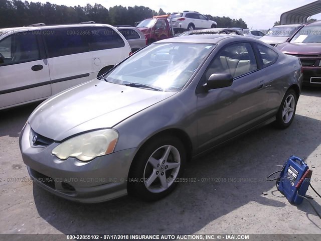 JH4DC53092C032155 - 2002 ACURA RSX TYPE-S SILVER photo 2