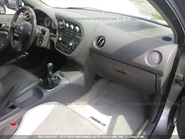 JH4DC53092C032155 - 2002 ACURA RSX TYPE-S SILVER photo 5