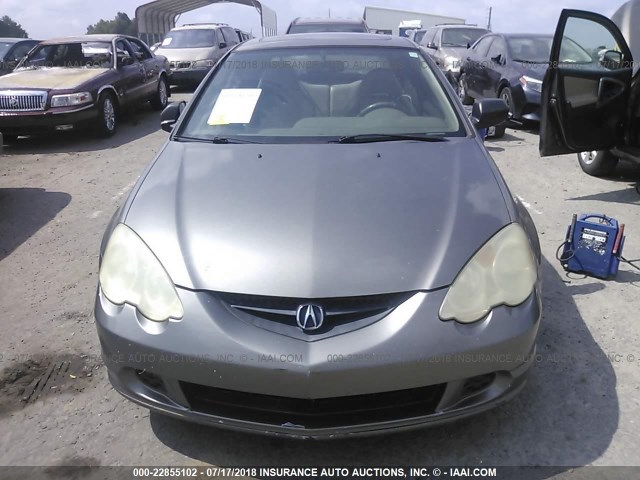 JH4DC53092C032155 - 2002 ACURA RSX TYPE-S SILVER photo 6