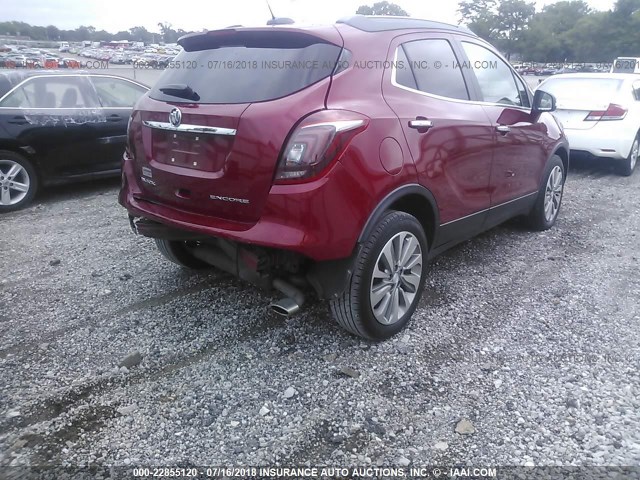 KL4CJASB7HB035630 - 2017 BUICK ENCORE PREFERRED RED photo 6