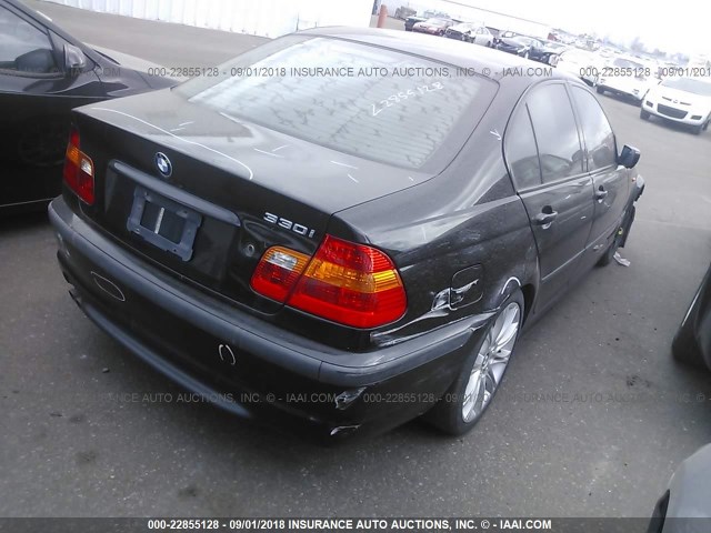 WBAEV53405KM07988 - 2005 BMW 330 I BLACK photo 4