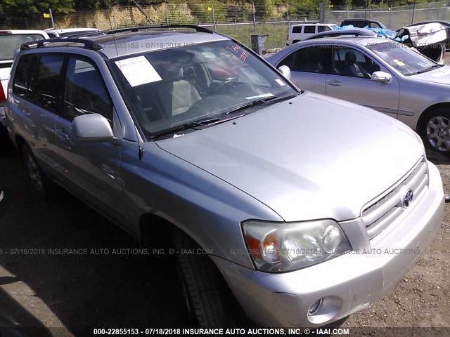 JTEEP21A470212359 - 2007 TOYOTA HIGHLANDER SPORT/LIMITED SILVER photo 1