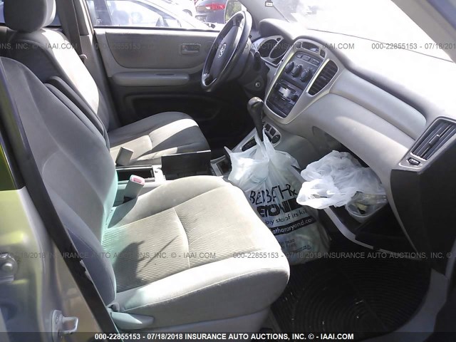 JTEEP21A470212359 - 2007 TOYOTA HIGHLANDER SPORT/LIMITED SILVER photo 5