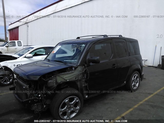 5J6YH1H93AL000041 - 2010 HONDA ELEMENT SC BLACK photo 2