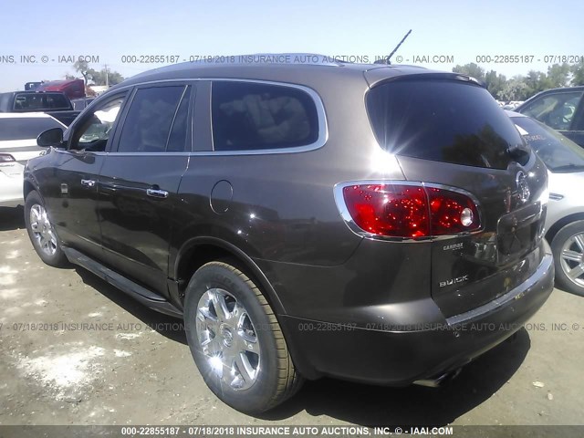 5GAEV23DX9J107793 - 2009 BUICK ENCLAVE CXL BROWN photo 3