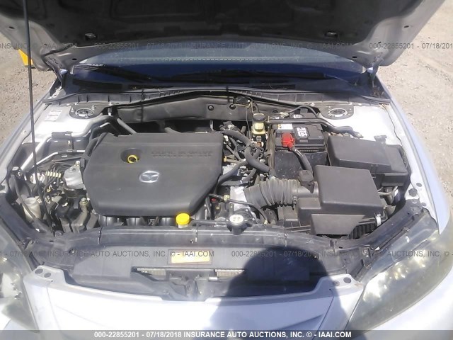 1YVHP84C275M03907 - 2007 MAZDA 6 I Srebrny zdjęcie 10