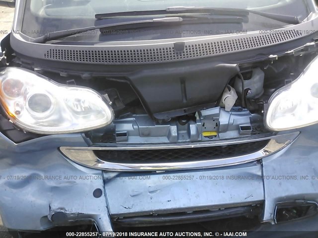 WMEEJ3BA6BK440176 - 2011 SMART FORTWO PURE/PASSION BLUE photo 10