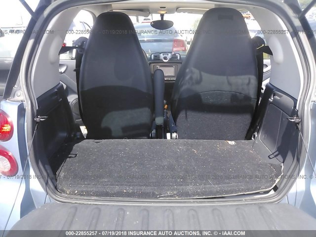 WMEEJ3BA6BK440176 - 2011 SMART FORTWO PURE/PASSION BLUE photo 8