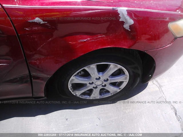 4T1BE46K59U292773 - 2009 TOYOTA CAMRY SE/LE/XLE RED photo 6