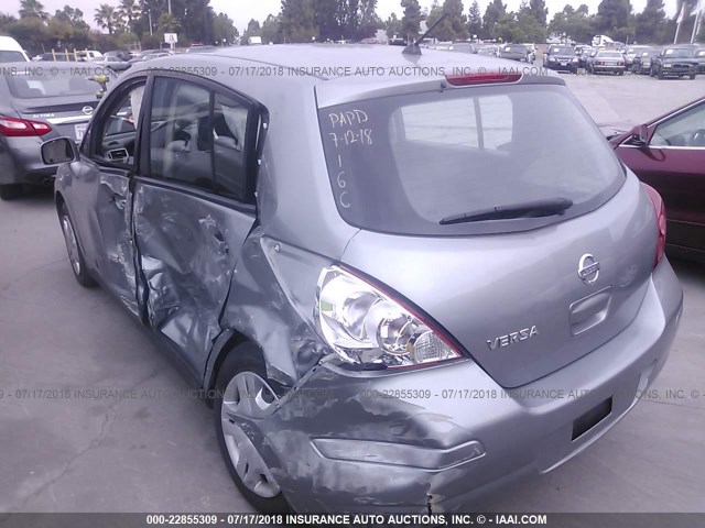 3N1BC1CP1AL360674 - 2010 NISSAN VERSA S/SL GRAY photo 3