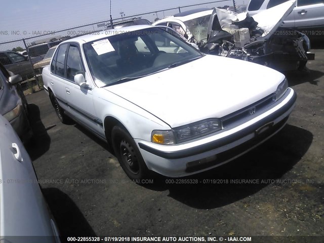 JHMCB7558MC024229 - 1991 HONDA ACCORD LX/EX WHITE photo 1