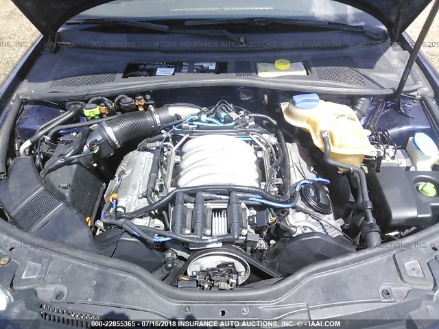 WVWRH63B72P071061 - 2002 VOLKSWAGEN PASSAT GLX BLUE photo 10