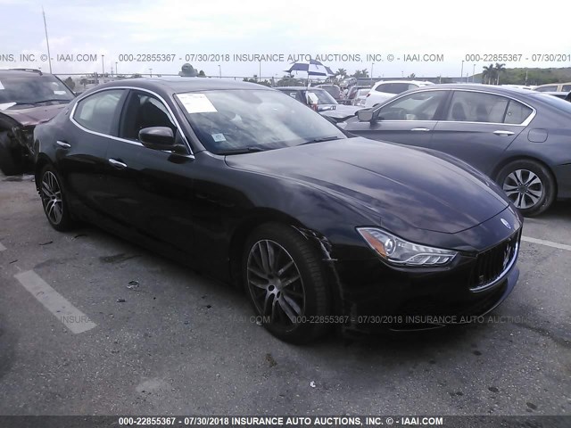 ZAM57XSA6H1256774 - 2017 MASERATI GHIBLI BLACK photo 6