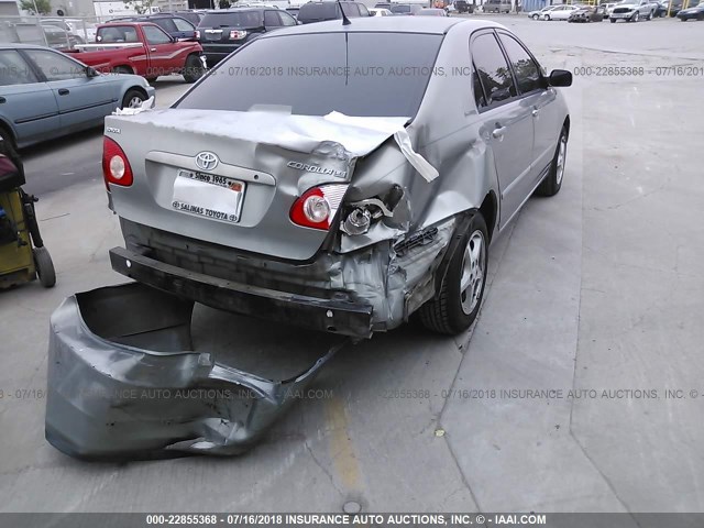 1NXBR32E03Z107311 - 2003 TOYOTA COROLLA CE/LE/S GRAY photo 4