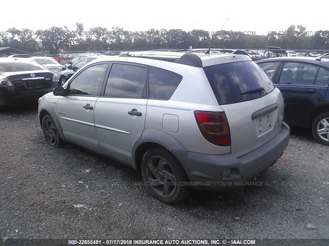 5Y2SN64L03Z401937 - 2003 PONTIAC VIBE GT SILVER photo 3