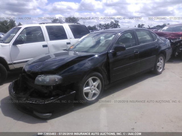 2G1WP521649226377 - 2004 CHEVROLET IMPALA SS BLACK photo 2