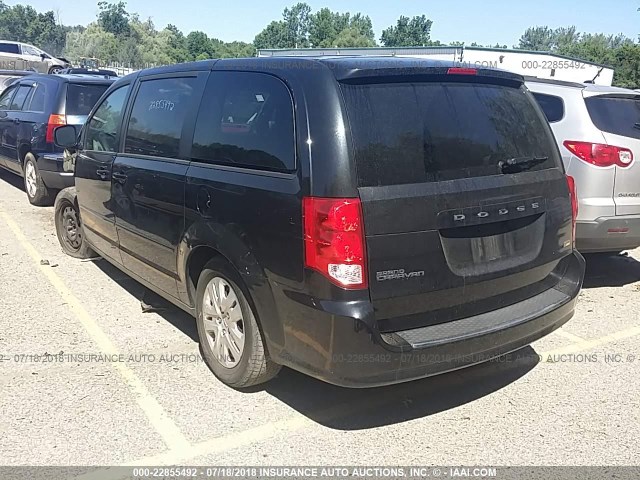 2C4RDGBG4GR356823 - 2016 DODGE GRAND CARAVAN SE BROWN photo 3